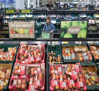 ارتفاع معدل التضخم يؤثر علي اسعار الاغذية في بريطانيا خلال مايو 